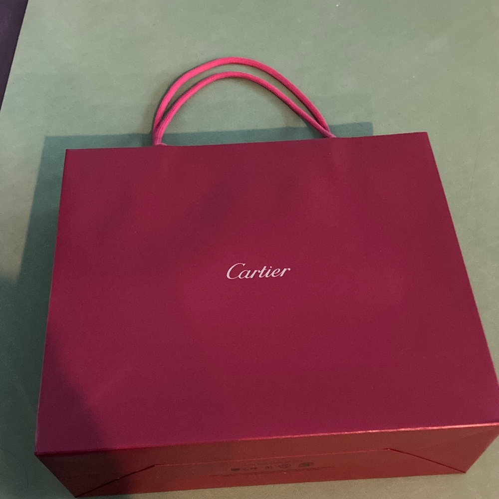 Cartier paper shopping Bag
